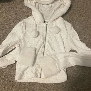 SHEIN White Textured Jacket